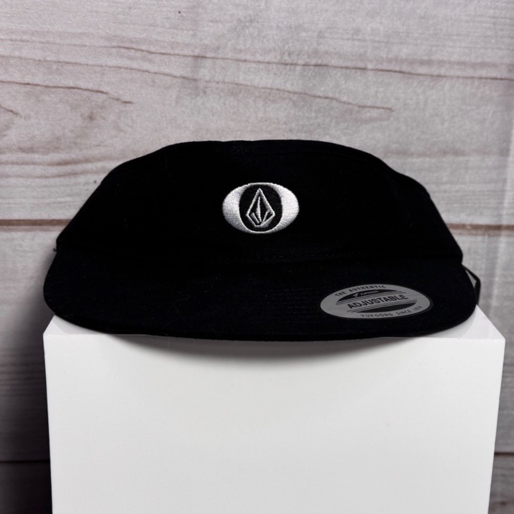 Volcom Stone O Visor Black Adjustable Hat Mens Womens O/S NWT